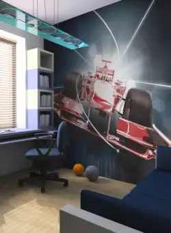 Fototapet Speed And Dynamics Of Formula 1