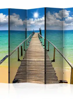 Paravan Beach, Sun, Bridge Ii [Room Dividers] 225 cm x 172 cm