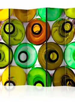 Paravan Bottles (Background) Ii [Room Dividers] 225 cm x 172 cm