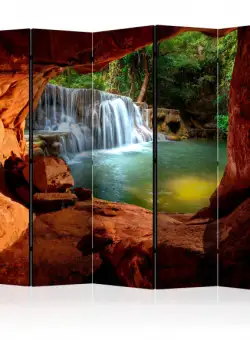 Paravan Cave: Forest Waterfall Ii [Room Dividers] 225 cm x 172 cm