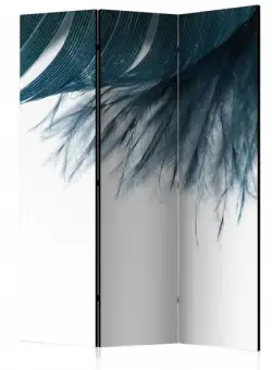 Paravan Dark Blue Feather [Room Dividers] 135 cm x 172 cm