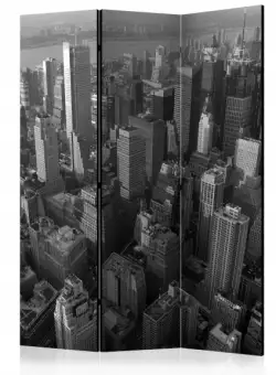 Paravan New York: Skyscrapers (Bird'S Eye View) [Room Dividers] 135 cm x 172 cm