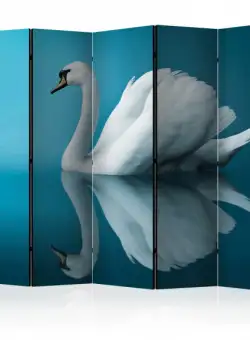Paravan Swan Reflection Ii [Room Dividers] 225 cm x 172 cm