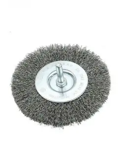 Perie de sarma circulara cu tija Mannesmann 439-F-075, 75 mm