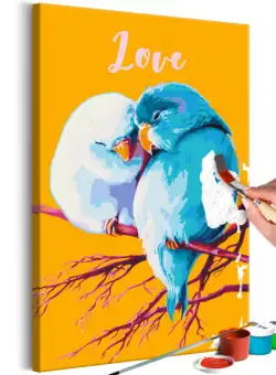 Pictatul pentru recreere Parrots in Love 40 x 60 cm