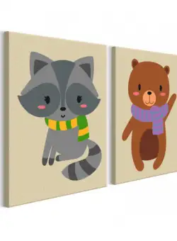 Pictatul Pentru Recreere Raccoon & Bear