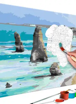 Pictatul pentru recreere Rocks in the Sea 60 x 40 cm