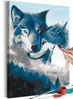 Pictatul pentru recreere Wolves in Love 40 x 60 cm