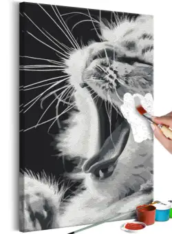 Pictatul pentru recreere Yawning Kitten 40 x 60 cm