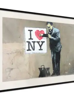Poster Banksy: I Heart NY