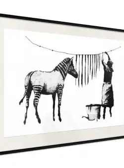 Poster Banksy: Washing Zebra Stripes