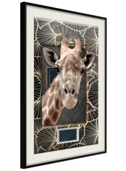 Poster Giraffe in the Frame