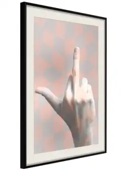 Poster Middle Finger