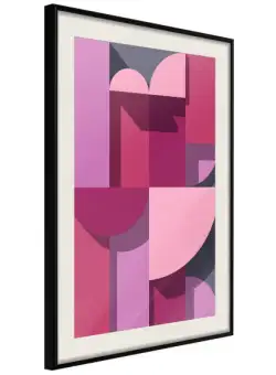 Poster Pink Geometry