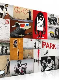 Tablou Banksy Collage