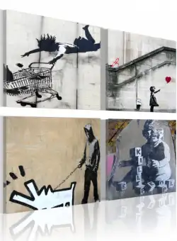 Tablou Banksy Four Orginal Ideas