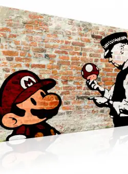 Tablou Banksy: Police Caution