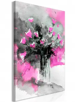 Tablou Bouquet Of Colours (1 Part) Vertical Pink