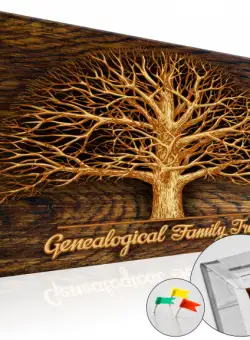 Tablou Din Plută Family Tree [Corkboard]