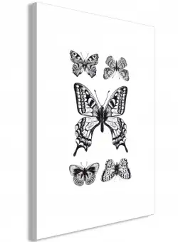 Tablou Five Butterflies (1 Part) Vertical