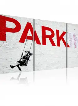 Tablou Girl On A Swing (Banksy)