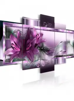 Tablou Purple Lilies