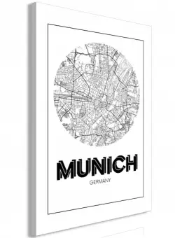 Tablou Retro Munich (1 Part) Vertical