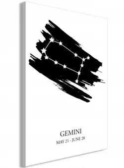 Tablou Zodiac Signs: Gemini (1 Part) Vertical
