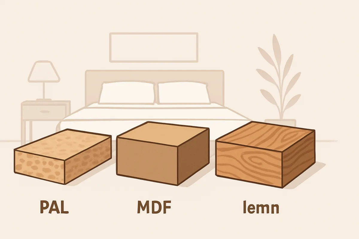 PAL, MDF sau lemn masiv? Comparația materialelor de mobilă