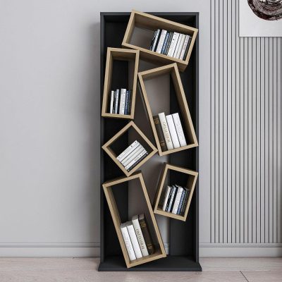 Biblioteca Razvan Design inception 6 compartimente, 63 X 154 X 24 Cm - arsiv3