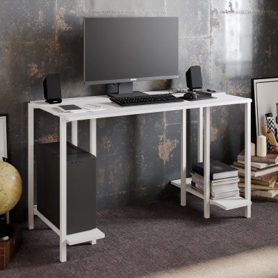 Birou Reader, Diverse culori, 125x60x74 cm - Alb
