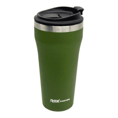 Cana termos ROX Wood 153CAMP0191, verde, 0.48 L
