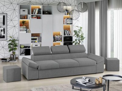 Canapea Extensibila 3 locuri Magic Gri Deschis