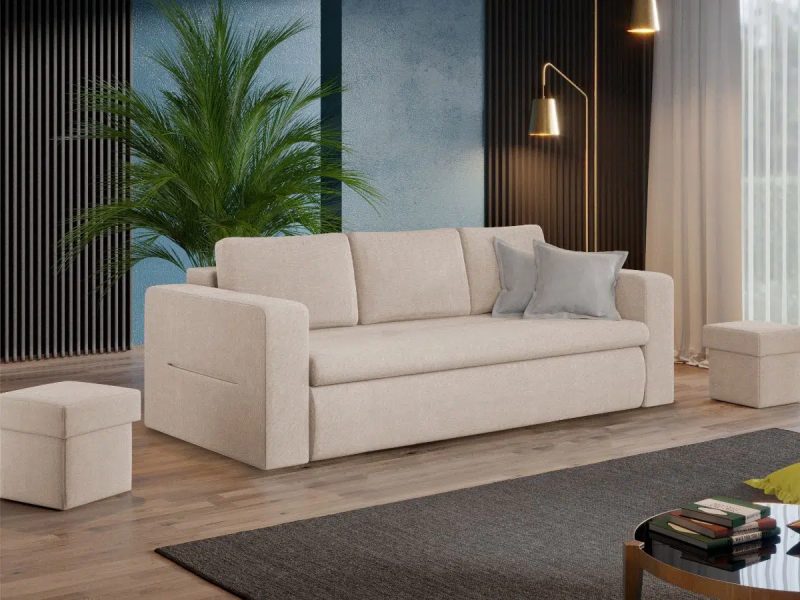 Canapea Extensibila Rita Crem