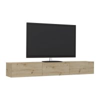 Comoda TV Elba, Stejar Artisan, 180 x 30 x 25 cm