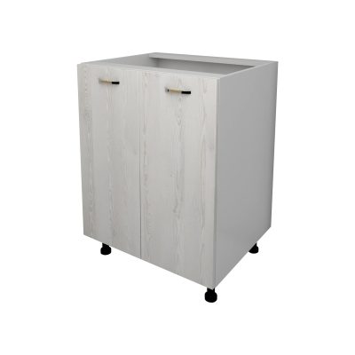 Corp Baza Lecce, 2 Usi, Pin Alb/Alb, 60 x 50 x 80 cm