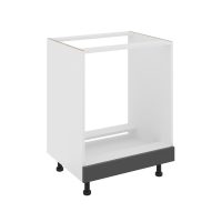 Corp Cuptor Karo, Antracit/Alb, 60 x 50 x 80 cm