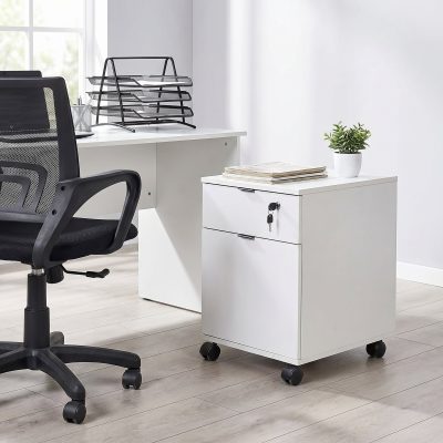 Corp Mobil RKM-311-DD-1 Home Collection® Rio Rollbox, usa, sertar cu cheie, 41x61x45 cm - Alb