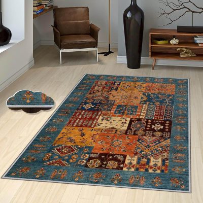 Covor de Hol,Bucatarie Rustic, Lavabil, Antiderapant, Multicolor (diverse dimensiuni) - arsiv4 / Multicolor