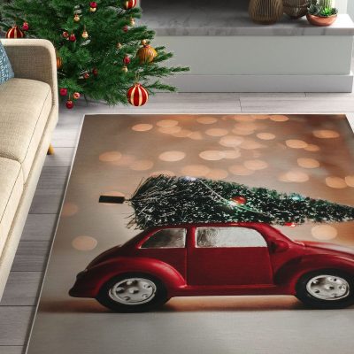 Covor Woopamuk428, Multicolor, Diverse dimensiuni - 100x150x1 cm