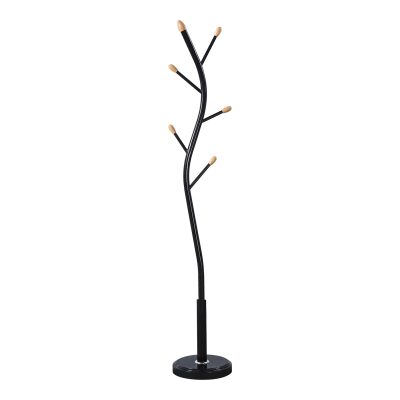 Cuier Portu, Metal, D30x170 cm - Negru