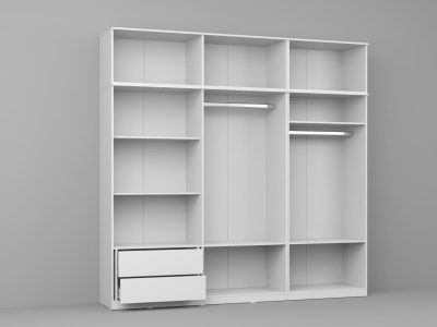 Dressing 246.4 cm Alb C10