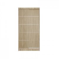 Dulap KOSS 03, cu usi glisante, sonoma, 100x60x200 cm