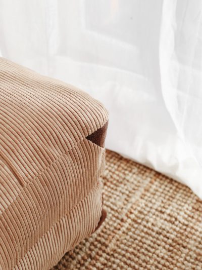 Fotoliu extensibil Fold Kadife, Camel - Bej
