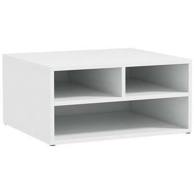 HOMCOM Suport pentru Imprimantă cu 2 Niveluri, 47x40x27.5 cm, Alb | Aosom Romania