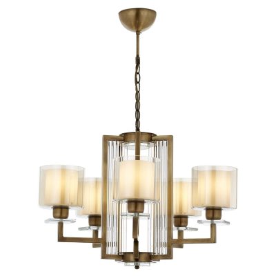 Lustra Hunt Chandelier 4285-5, Vintage - Auriu