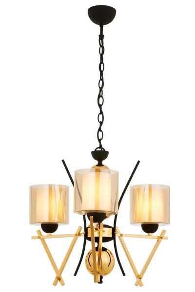 Lustra Hunt Chandelier 4301-3 - Auriu