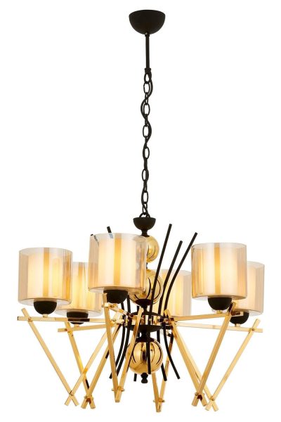 Lustra Hunt Chandelier 4301-6 - Auriu