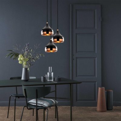 Lustra Solu, Negru, 37x37x111 cm - Negru