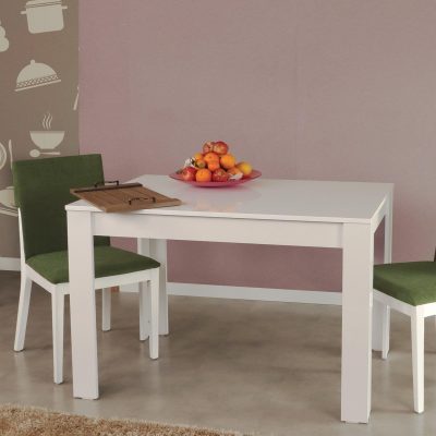 Masa Dining Bucatarie Single 120, 120 x 78 x 80 cm - Alb